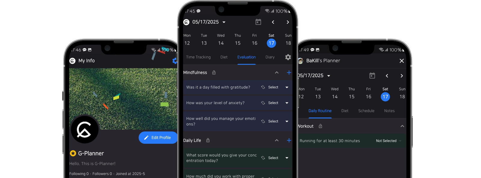 GPlanner Screenshot